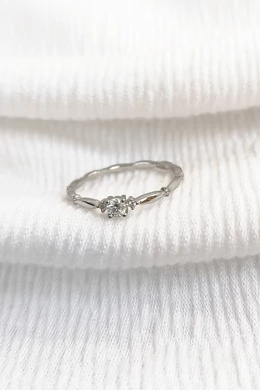 Moissanite Köves Ezüstgyűrű
