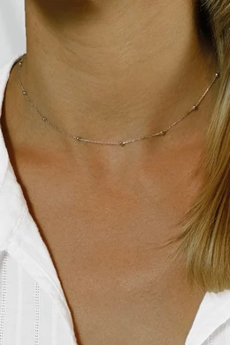 Choker Rövid Ezüst Nyaklánc