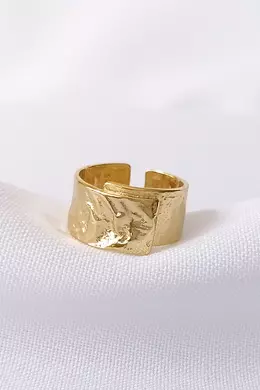 Állítható Aranyozott Ezüst Gyűrű