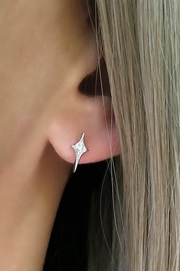 Csillag Ezüst Fülbevaló