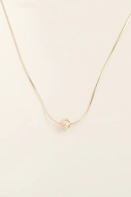 Rosegold Gömb Ezüst Nyaklánc