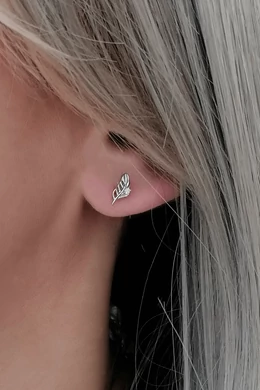 Silver Feather ezüst toll fülbevaló – 925