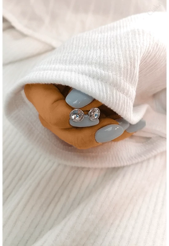 Swarovski Ezüst Fülbevalók