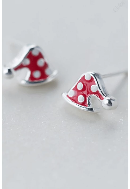 Karácsonyi Manósapka Ezüst Fülbevaló. - CISKA JEWELLERY