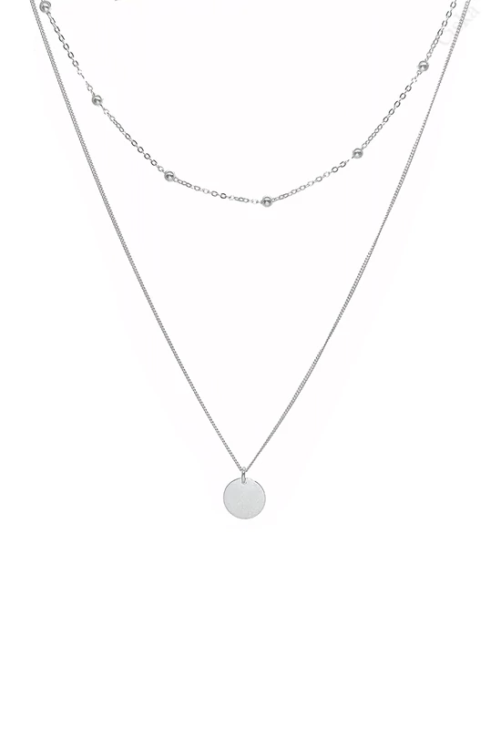 Kétsoros Choker Ezüst Nyaklánc