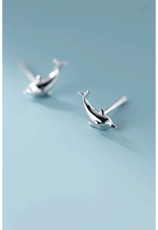 Delfin Ezüst Fülbevaló