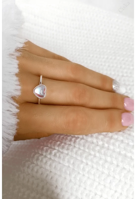 Szív Ezüst Gyűrű- CISKA JEWELLERY