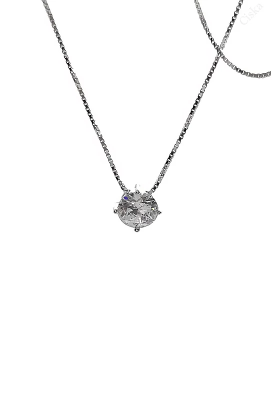 Cirkoniakő Ezüst Nyaklánc
