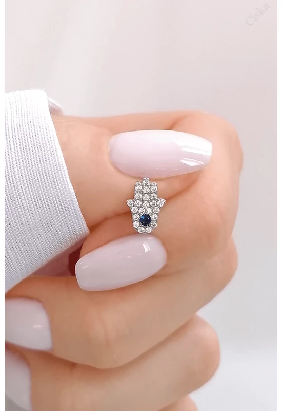 Fatima Keze Ezüst Piercing