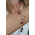 Rosegold Ezüst Karkötő Függőkkel